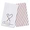 Designs Direct Sweet Christmas Candy Cane Tea Towels Set